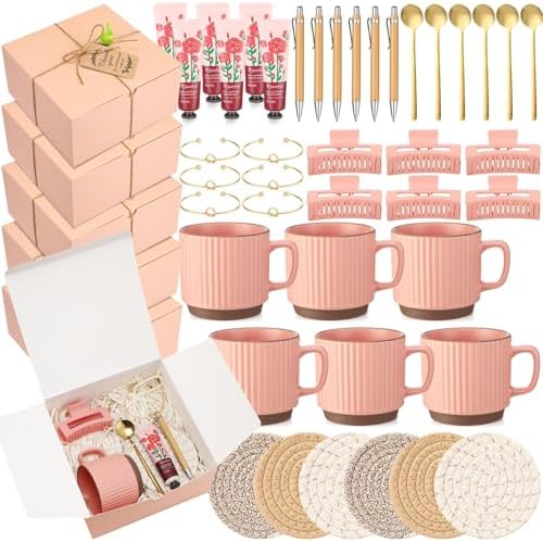 Reallnaive 61 Pcs Baby Shower Prizes for Game Winners, Pink by Reallnaive