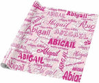 AOFUN Wrapping Paper Roll with Printed Name Personalized Gift Wrap Paper Christmas Paper Wrap Wrapping Papper Cute Wrapping Paper Personalized Gift 5 Rolls 58" x 23" - Image 5