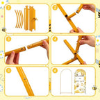 148 Pcs Sweet As Can Bee Baby Shower Decorations Balloon Metal Arch Backdrop Stand and Cover Set Decor Yellow and Gold Balloon Arch Kit Bee Baby Shower Gender Reveal Birthday Party Supplies - Image 7