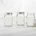 Kate Aspen 36PCS 12 oz. Large Glass Jars with Lids and Handles, Mason Jars Mugs, Wide Mouth Drinking Glass and DIY Favor Decor for Wedding, Bridal Shower, Baby Shower Party - Image 3