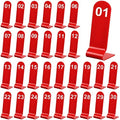 Tuanse 1-30 Table Order Numbers,Restaurant Double Sided Acrylic Sign, Red by Tuanse