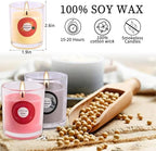 YOROXRG Scented Candles, Jasmine, Rose, Vanilla, Bergamot, fig, Lavender, Lemon, Spring,Strawberry, Rosemary, Aromatherapy Candles,Soy Wax Glass Jar Candle - 40 Pack - Image 6