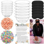 6 Set Funny Baby Shower Games, Bowls Blindfolds Babies Beads by Unknown