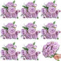 8 Bundles Artificial Peony Centerpiece Flowers,Light Purple by Yuxung