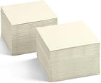 Disposable Linen-Feel Champagne Napkins, 6.5" x 6.5" Paper Napkins For Wedding, Party, Dinner Or Holiday (100 Pack) by SERVIETTO