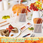 Watersay 144 Pcs Thanksgiving Little Pumpkin Baby Shower Favor Fall Baby Shower Pens Gifts Bulk with a Little Pumpkin Is on The Way Thank You Card for Thanksgiving Gender Reveal Party Supplies Decor - Image 7