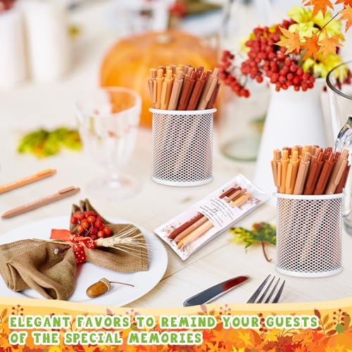 Watersay 144 Pcs Thanksgiving Little Pumpkin Baby Shower Favor Fall Baby Shower Pens Gifts Bulk with a Little Pumpkin Is on The Way Thank You Card for Thanksgiving Gender Reveal Party Supplies Decor - Image 7