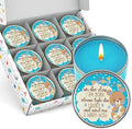 Majestic Zen Baby Shower Candle Favors for Boy |9-Pack Scented Soy Wax Candles with Fresh Baby Powder |Long Lasting 40 Hour Burn Party Favors |Unique Keepsake Baby Shower Gifts & Gender Reveal Favor by MajesticZen
