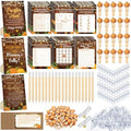 476 Pcs Fall Pumpkin Baby Shower Games, 8 Activities, Pacifier Hunt Games by Sherr