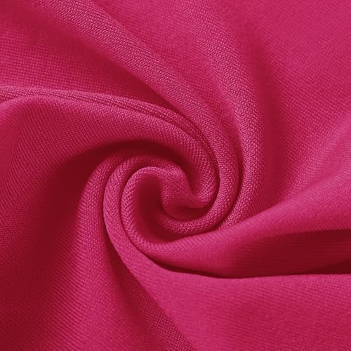 Hot Pink Chair Sashes 50 Pack, Spandex Chairs Bands for Birthday Wedding Party Decor, Hot Pink Chair Bows Sashes - Image 5