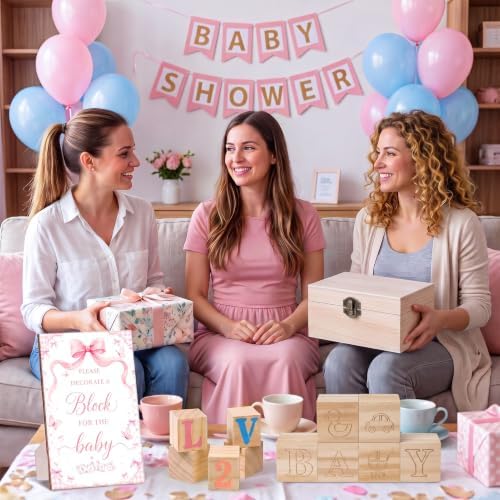 Decorate Game Sign Kit, Pink Baby Shower, 150 Pack - Image 2