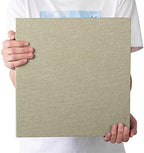 Large Photo Album Self Adhesive 4x6 5x7 3x5 8x10 Scrapbook Magnetic Album DIY Scrap Book Length 13 x Width 12.8 (Inches) 120 Black Sticky Pages Linen Cover DIY Photo Album(Gress Green) - Image 6