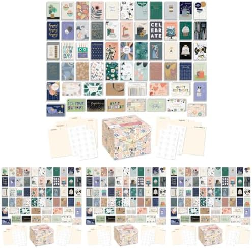 American Greetings 65-Count All-Occasion Card Pack, Assorted Celebration Designs, A6 (Pack of 4) by AmericanGreetings