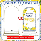 Serencatcher 7.2ft She Found Main Squeeze Bridal Shower Arch Backdrop Cover - Image 2