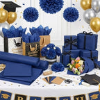 500 Sheets Navy Blue Tissue Paper Bulk 15 x 20 Inch for Rosh Hashanah Gifts - Image 6