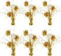 Exquisite 50th Anniversary Spray Centerpieces 6 Pack, 18 Inch Gold by Exquisite