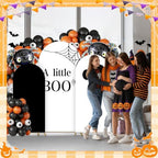 3 Pcs Halloween A Little Boo is Almost Due Arch Backdrop with 4FT 5FT 6FT - Image 5