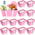 Glenmal 72 Pcs Baskets for Gifts Waterproof Empty Kraft Basket Bulk,Pink by Glenmal
