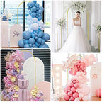 Arch Backdrop Stand and Cover Set, 6ft Arch Stand with Dusty Blue Cover - Image 7