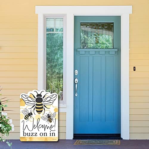 Big Dot of Happiness Little Bumblebee - Party Decorations - Bee Baby Shower or Birthday Party Welcome Yard Sign - Image 3