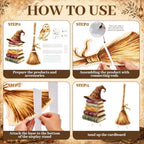 3Pcs Wizard Party Backdrop Decorations,3Ft Plastic Cardboard Cutouts - Image 3