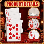 Funrous 4 ft Cardboard Stand-up Party Decor, Playing Cards, 1 Pcs - Image 3