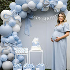 Nuanchu 50 Pieces Blue Bow Baby Shower Party Favors for Guests, Candles - Image 5