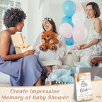 Marsui 136 Pcs Baby Shower Blocks to Decorate Game Kit, Brown Bear - Image 6