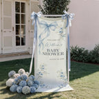 Custom Name Baby Shower Fabric Welcome Sign #1 - Image 3