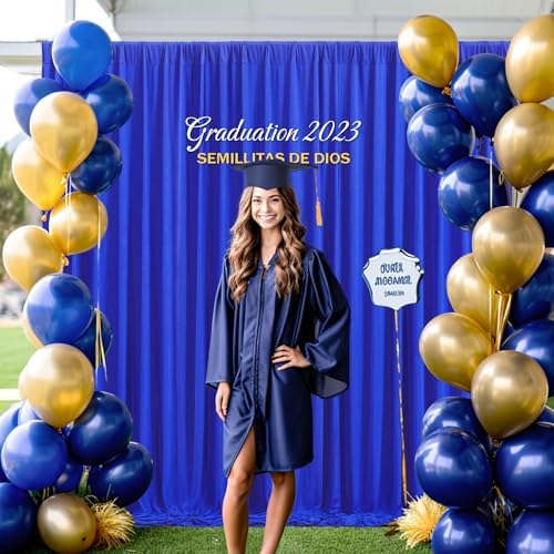 24x10FT Black Backdrop Curtains for Wedding Parties, Wrinkle Free Polyester Photography Backdrop Drapes for Wedding Baby Shower Birthday Parties Stage Background Stand Decorations 4x10ft,6 Panels - Image 6