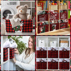 CHENGU 6 Pack Christmas Storage Bin Collapsible Christmas Baskets for Gifts - Image 5