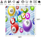 Bingo Backdrop, Lottery Winning Ball Photography Background, 10x10ft - Image 3