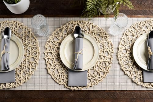 Linen-Feel Grey Paper Napkins - Decorative Cloth-Like Disposable Dinner Napkins - Soft And Absorbent Napkins for Thanksgiving, Party, Wedding, Bathroom Or Any Occasion. (Pack of 100) - Image 6