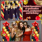 Gejoy Red Black Gold Balloon Column Stand Kit, Adjustable 1.4-6.6 ft - Image 5