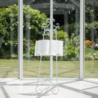 60” H White Easel Stand for Sign Metal Adjustable - Image 2