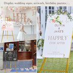 Gold Easel Stand for Signs , 43.5" Heavy Duty Metal Easel Stand - Image 6