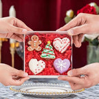 6x6x1.25 Inches 50PCS Treat Boxes with Clear Display Lid - Image 7