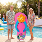 Funrous 5 Ft Hawaiian Cardboard Cutouts Standee, 5 ft, Flip Flop, 1 Pcs - Image 4