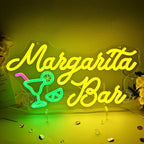 SYLHOME Margarita Bar Led Neon Light Sign Pub Party Backdrop Wall Sign - Image 2