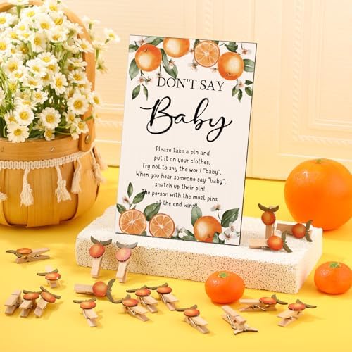 Unittype 51 Pcs Don't Say Baby Shower Game Favors, Little Cutie - Image 4