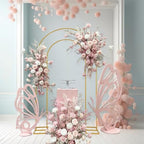 Open Arch Backdrop Stand,Double Arch Frame U Shaped Wedding Arches for Wedding Ceremony Birthday Party Bridal Baby Shower Photo Booth Garden Floral Balloon Arch Decoration - Image 5