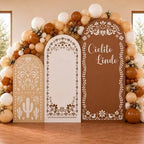 Soulchen Cielito Lindo Arch Backdrop Covers Set of 3 with 190 Balloon by Soulchen