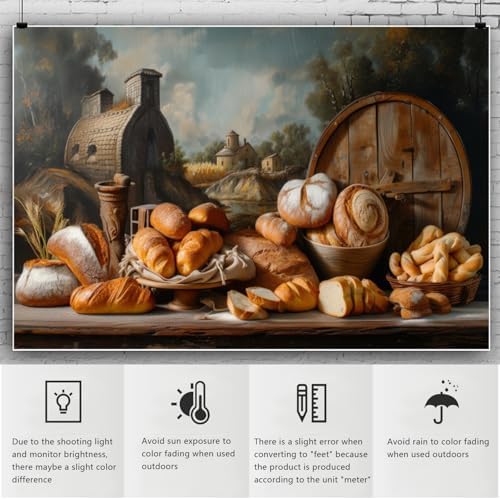 Bakery Baking Backdrop 12x8ft Baby Baker Photography Background - Image 6