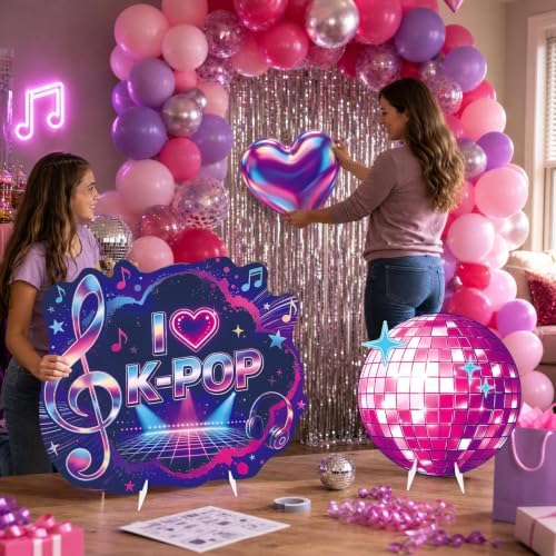 3 Pcs Large Kpop Birthday Party Decorations, Kpop Cutout Decor - Image 7