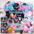 Cocomigo 303 PCS Free Throws or Pink Bows Gender Reveal Decorations by cocomigoPartyHome