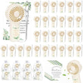 36Pcs Mini Handheld Fans for Wedding Bridal Baby Shower Guests by Winocbxt