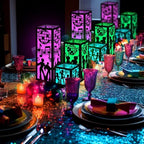 Rossesay 24 Pcs Disco Lantern Table Centerpiece for 70s Music Party Decor - Image 4