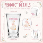 Vesici 25 Set/150Pcs Silly Goose Baby Shower Party Favors, It's A Girl - Image 2