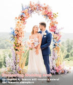 Queension 6.6FT Arch Backdrop Stand, Wedding Arch Stand for Ceremony, Gold - Image 6
