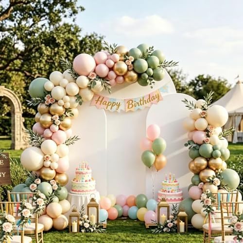 Arch Backdrop Stand Set with Cover (7.2ft,6ft x 2) Arched Frame Stand and Spandex Wedding Arch Cover with Storage Bag (White, 7.2Ft+6Ft+6Ft) - Image 7